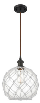 Ballston One Light Mini Pendant in Oil Rubbed Bronze (405|5161POBG12210RW)