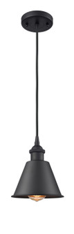 Ballston One Light Mini Pendant in Matte Black (405|5161PBKM8)