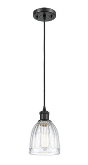 Ballston One Light Mini Pendant in Matte Black (405|5161PBKG442)