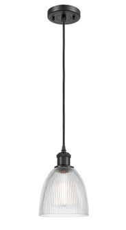 Ballston One Light Mini Pendant in Matte Black (405|5161PBKG382)