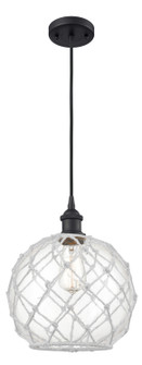 Ballston LED Mini Pendant in Matte Black (405|5161PBKG12210RWLED)