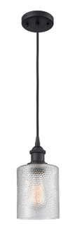 Ballston One Light Mini Pendant in Matte Black (405|5161PBKG112)