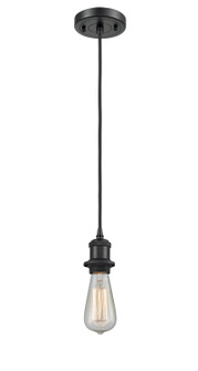 Ballston One Light Mini Pendant in Matte Black (405|5161PBK)