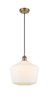 Ballston One Light Mini Pendant in Brushed Brass (405|5161PBBG65112)