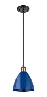 Ballston One Light Mini Pendant in Black Antique Brass (405|5161PBABMBD75BL)