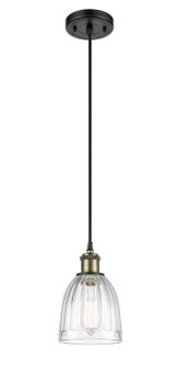 Ballston One Light Mini Pendant in Black Antique Brass (405|5161PBABG442)