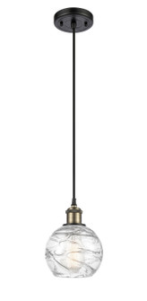 Ballston LED Mini Pendant in Black Antique Brass (405|5161PBABG12136LED)