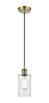 Ballston One Light Mini Pendant in Antique Brass (405|5161PABG802)