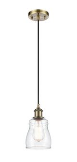 Ballston One Light Mini Pendant in Antique Brass (405|5161PABG392)