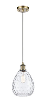 Ballston One Light Mini Pendant in Antique Brass (405|5161PABG372)