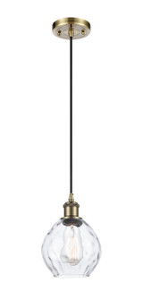 Ballston One Light Mini Pendant in Antique Brass (405|5161PABG362)