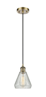 Ballston One Light Mini Pendant in Antique Brass (405|5161PABG275)