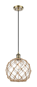 Ballston LED Mini Pendant in Antique Brass (405|5161PABG12210RBLED)