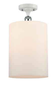 Ballston One Light Semi-Flush Mount in White Polished Chrome (405|5161CWPCG111L)