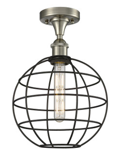 Ballston LED Semi-Flush Mount in Satin Nickel (405|5161CSNCE10BK)