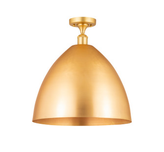 Ballston One Light Semi-Flush Mount in Satin Gold (405|5161CSGMBD16SG)