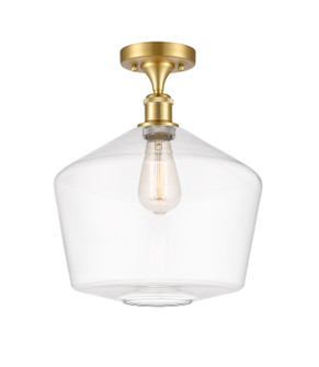 Ballston One Light Semi-Flush Mount in Satin Gold (405|5161CSGG65212)