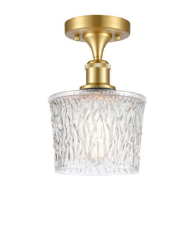 Ballston One Light Semi-Flush Mount in Satin Gold (405|5161CSGG402)