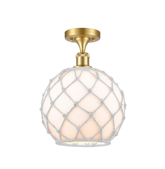 Ballston One Light Semi-Flush Mount in Satin Gold (405|5161CSGG12110RW)