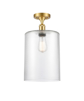 Ballston One Light Semi-Flush Mount in Satin Gold (405|5161CSGG112L)