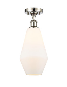 Ballston One Light Semi-Flush Mount in Polished Nickel (405|5161CPNG6517)