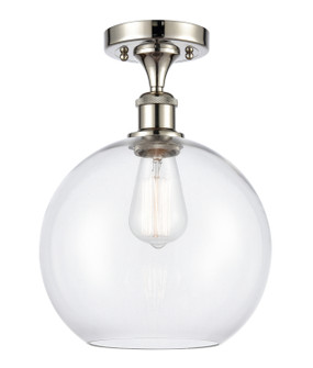 Ballston One Light Semi-Flush Mount in Polished Nickel (405|5161CPNG12210)