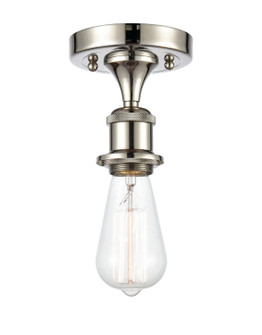 Ballston One Light Semi-Flush Mount in Polished Nickel (405|5161CPN)