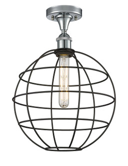 Ballston LED Semi-Flush Mount in Polished Chrome (405|5161CPCCE12BK)