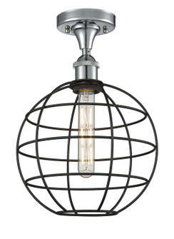 Ballston LED Semi-Flush Mount in Polished Chrome (405|5161CPCCE10BK)