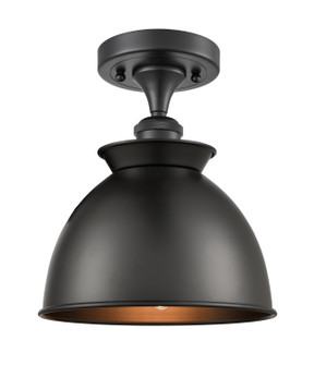 Ballston One Light Semi-Flush Mount in Matte Black (405|5161CBKM14BK)