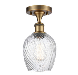 Ballston One Light Semi-Flush Mount in Brushed Brass (405|5161CBBG292)