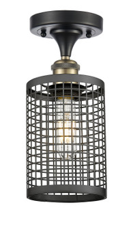 Downtown Urban LED Semi-Flush Mount in Black Antique Brass (405|5161CBABM18BK)