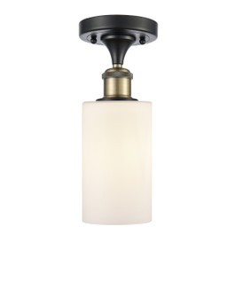 Ballston One Light Semi-Flush Mount in Black Antique Brass (405|5161CBABG801)