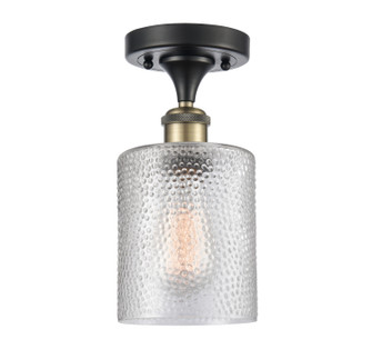 Ballston LED Semi-Flush Mount in Black Antique Brass (405|5161CBABG112LED)