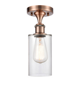 Ballston One Light Semi-Flush Mount in Antique Copper (405|5161CACG802)