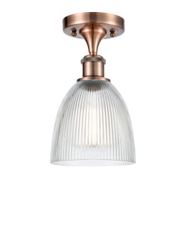 Ballston LED Semi-Flush Mount in Antique Copper (405|5161CACG382LED)