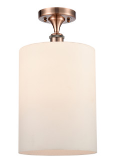 Ballston One Light Semi-Flush Mount in Antique Copper (405|5161CACG111L)