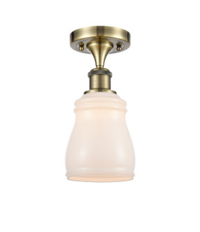 Ballston LED Semi-Flush Mount in Antique Brass (405|5161CABG391LED)