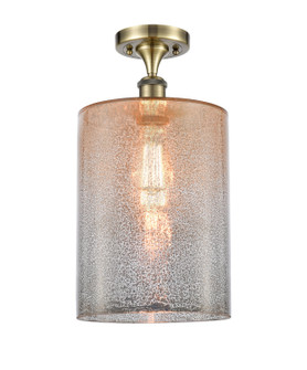 Ballston One Light Semi-Flush Mount in Antique Brass (405|5161CABG116L)