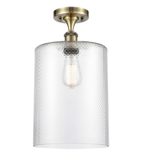 Ballston One Light Semi-Flush Mount in Antique Brass (405|5161CABG112L)