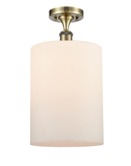 Ballston One Light Semi-Flush Mount in Antique Brass (405|5161CABG111L)