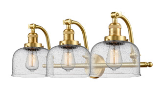Franklin Restoration Three Light Bath Vanity in Satin Gold (405|5153WSGG74)