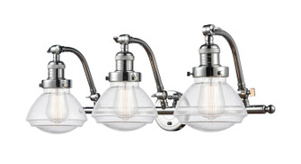 Franklin Restoration Three Light Bath Vanity in Polished Chrome (405|5153WPCG324)