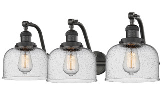 Franklin Restoration Three Light Bath Vanity in Oil Rubbed Bronze (405|5153WOBG74) Franklin Restoration Three Light Bath Vanity in Oil Rubbed Bronze (405|5153WOBG74)