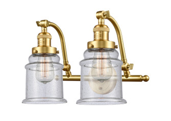 Franklin Restoration Two Light Bath Vanity in Satin Gold (405|5152WSGG184)