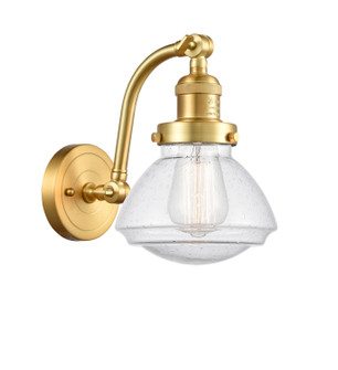 Franklin Restoration One Light Wall Sconce in Satin Gold (405|5151WSGG324)