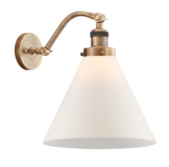 Franklin Restoration One Light Wall Sconce in Brushed Brass (405|5151WBBG41L)