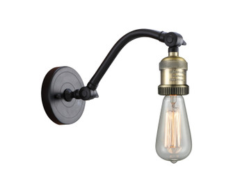 Franklin Restoration One Light Wall Sconce in Black Antique Brass (405|5151WBAB)