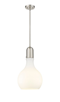 Auralume One Light Mini Pendant in Brushed Satin Nickel (405|4921SSNG58112)