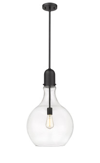 Auralume One Light Pendant in Matte Black (405|4921SBKG58214)